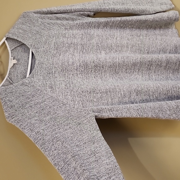 Wilfred Free Gray Ribbed Long Sleeve - Picture 3 of 8